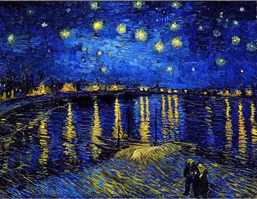 Miniatura 12 de VeGuude Kits de Pintura de Diamantes para Adultos, Paquete de 6 Kits de Arte de Diamantes Noche Estrellada de Van Gogh, Manualidades DIY de Taladro