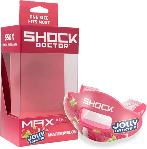 Miniatura 8 de Shock Doctor Kool Aid Protector Bucal para Labios - Máximo Flujo de Aire, Protección Completa de la Boca Compatible con Brackets, Protector