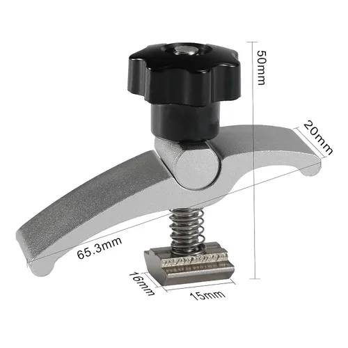 Miniatura 6 de Genmitsu Kit de abrazadera de sujeción en T de 4 piezas + 2 abrazaderas de sujeción en T mini