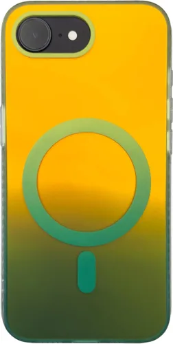 Miniatura 33 de Funda degradada para iPhone 14 Pro - Diseño multicolor degradado naranja y amarillo, resistente a los impactos y con imanes