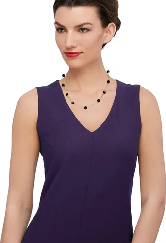 Miniatura 2 de Ross-Simons Collar de estación de cuentas de piedras preciosas de 0.315in en oro amarillo de 14 quilates, Gema, Lapislázuli