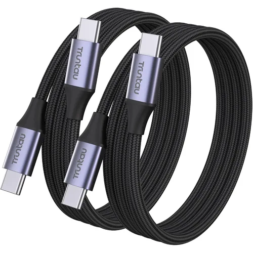 Miniatura 18 de Cable USB A a USB C de 6 pies, cable de carga rápida de 60 W compatible con iPhone 17/17 Pro Max/16/16e/16 Plus/15 Pro Max, Samsung Galaxy Blanco
