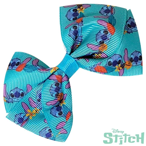 Miniatura 5 de LUV HER Disney Stitch - Lazos para el cabello, paquete de 7 lazos de 4 pulgadas, juego de regalo de accesorios para el cabello, clip de cocodrilo, a