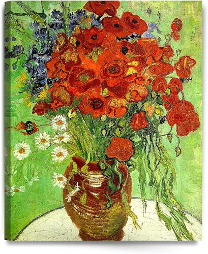 Miniatura 41 de Serie de pinturas de Vincent Van Gogh (favoritos). Reproducción de arte clásico de Van Gogh, impreso en lienzo Noche estrellada