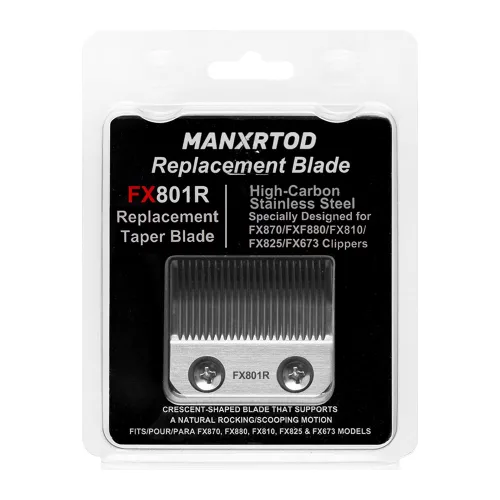 Miniatura 7 de FX801R - Cuchillas de repuesto compatibles con cortadoras FX870/FXF880/FX810/FX825/FX673N, cuchillas cónicas de repuesto DLC para cuchillas de corte