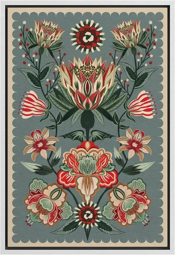Miniatura 67 de SIGNFORD Lienzo impreso para pared, acuarela, floral, retro, abstracto, naturaleza, desierto, ilustraciones florales botánicas, arte moderno