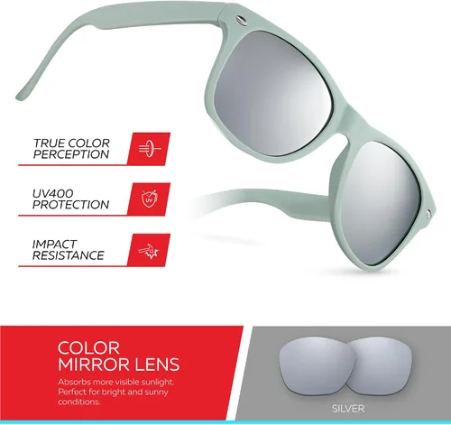 Miniatura 267 de Retro Rewind Lentes de sol para niños y niñas de 3 a 12 años, inastillables, UV400, lentes de sol para niños pequeños