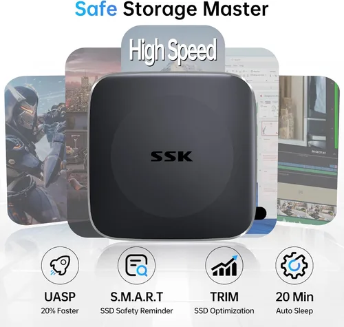 Miniatura 5 de SSK Paquete SSD externo de 1 TB
