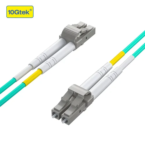 Miniatura 4 de 10Gtek Cable de conexión de fibra – LC a LC OM3 10Gb/Gigabit multimodo puente dúplex 50/125μm LSZH cable de fibra óptica para transceptor SFP