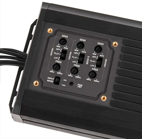 Miniatura 5 de NVX MVPA4 - Amplificador Micro Clase D de 600W Total RMS de 4 Canales Puenteable Serie Marine-V Compacto para Marine/Deportes de Motor/Motocicleta