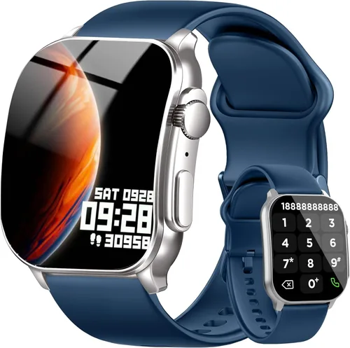 Miniatura 11 de Reloj inteligente para hombres y mujeres, reloj inteligente con pantalla AMOLED curva de 2.01", llamada Bluetooth, más de 100 modos deportivos