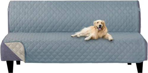 Miniatura 140 de U-NICE HOME Funda de sofá reversible para perros con correas elásticas, resistente al agua, protector de muebles para mascotas, funda de sofá