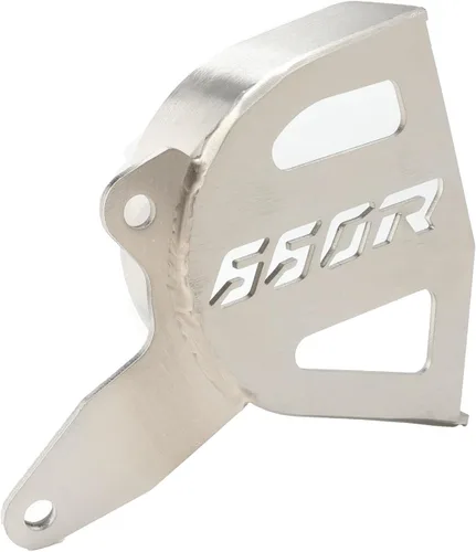 Miniatura 4 de Raptor 660R - Protector de caja de acero inoxidable cepillado – Cubierta de piñón resistente y guía de cadena Reemplazo directo para OEM