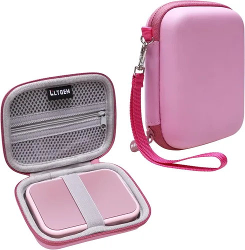 Miniatura 8 de LTGEM - Funda rígida para impresora fotográfica Canon Ivy 2 Mini/Ivy y CLIQ CLIQ CLIQ+ CLIQ 2 CLIQ+2 Impresora de cámara instantánea (negro + gris)