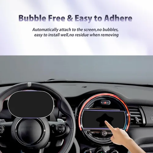 Miniatura 7 de Protector de pantalla Mini Cooper F55 F56 F57 2024 2025 Mini 8.8 pulgadas, protector de pantalla de infoentretenimiento, láminas protectoras de Mini