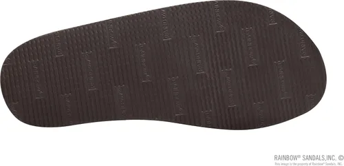 Miniatura 5 de Rainbow - Sandalias de cuero para hombre, doble capa con arco y banda ancha