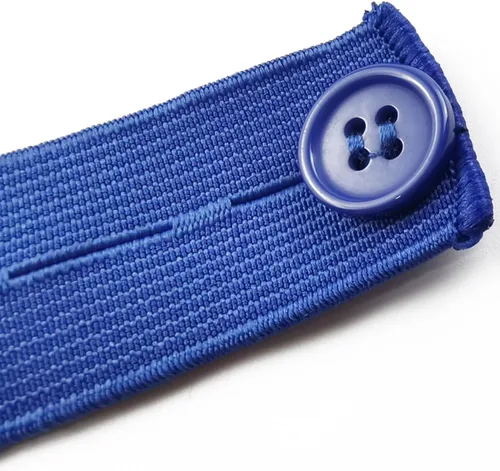 Miniatura 4 de TIHOOD Juego de 22 botones extensores, botón extensor de cintura elástica ajustable y flexible, extensores de cuello invisibles, botones