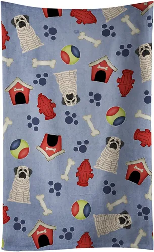 Miniatura 101 de Caroline's Treasures BB2654KTWL Dog House Collection Airedale - Toalla de cocina para invitados, toalla de baño decorativa para cara, té, paño