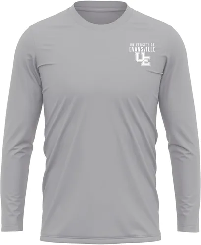 Miniatura 261 de Camisa deportiva de manga larga oficial de la NCAA Collegiate para hombre, con logotipo en el pecho izquierdo, colección Athletic Heather