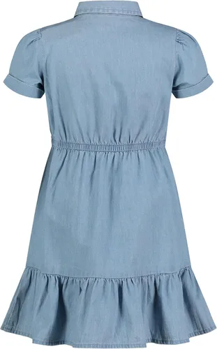 Miniatura 2 de Nautica Vestido Chambray de Manga Corta para Niña, Cambray de lavado ligero