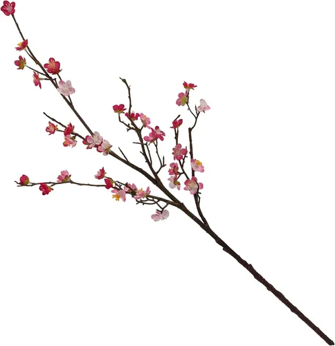 Miniatura 2 de Flores de Ciruelo Artificiales, 6 Piezas de Flores de Cerezo Rosa, Ramas Falsas para Vaso, Ramas de Cerezo Artificiales para Decoración de Hogar