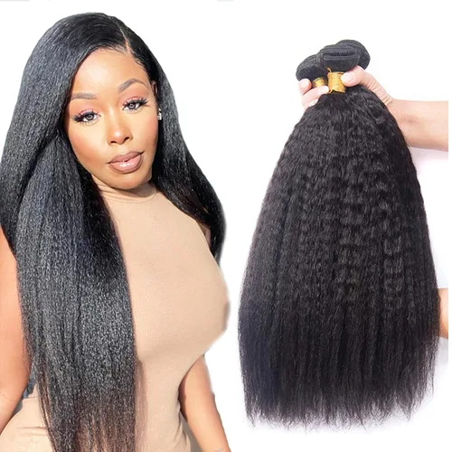 Miniatura 29 de Extensiones de cabello humano afro rizado 4B 4C Afro Kinky a granel de cabello humano virgen sin procesar para mujeres, negro natural, 8 pulgadas