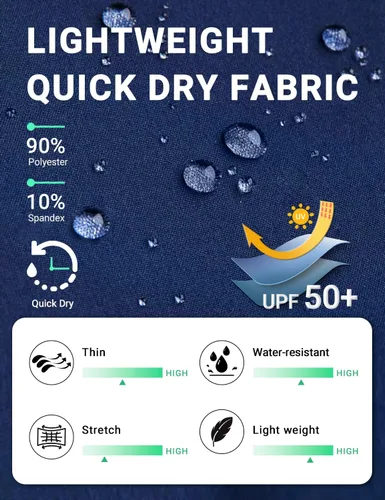 Miniatura 21 de BVVU Pantalones cargo capri de senderismo para mujer, ligeros, de secado rápido, pantalones deportivos impermeables para exteriores, pantalones