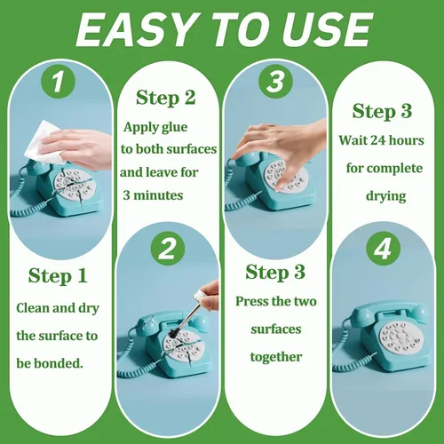 Miniatura 5 de Super Glue,Clear Glue with Brush,All Purpose Strong Adhesive,Instant Superglue Multi-Purpose Glue for