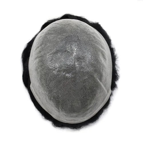 Miniatura 8 de LYRICAL HAIR Toupee - Sistema de postizo para hombre, ultra fina, con bucle en V, 0.001 in, transparente, de polietileno, poliuretano, sistema