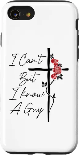 Miniatura 18 de I Can't But I Know A Guy Jesus Cross Flowers Case for iPhone 17