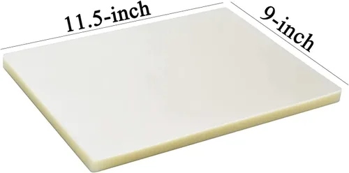 Miniatura 2 de RyhamPaper Bolsas de laminación térmicas, hojas de laminación de 8.9 x 11.4 pulgadas/tamaño carta/5 mil, paquete de 100 hojas laminadoras
