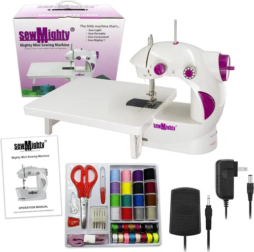 Las máquinas de coser portátiles originales - Perfectas para niños, viajes, reparaciones rápidas y pequeños proyectos - Doble velocidad, batería y