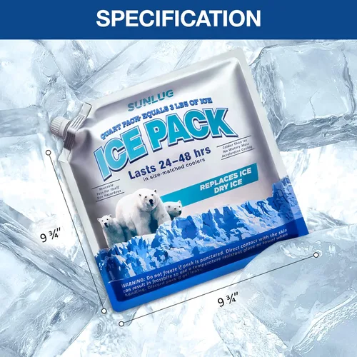 Miniatura 2 de Paquetes de hielo para enfriadores, paquetes de hielo reutilizables para enfriadores, paquetes de congelador de larga duración para bolsa de Paquete
