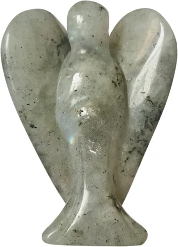 Miniatura 23 de Estatua de ángel guardián de oración de cristal curativo de cornalina natural, 2 pulgadas, tallado en bolsillo, figuras de piedra de palma