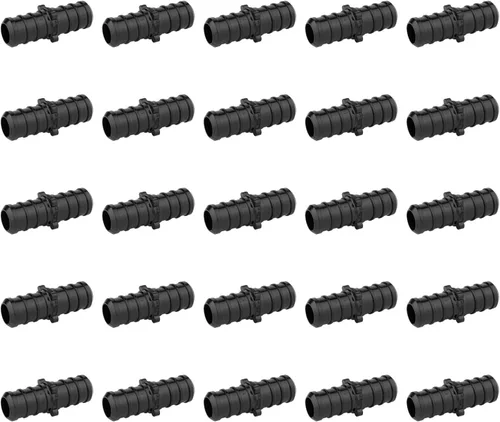 Miniatura 8 de Paquete de 5 accesorios EFIELD Pex Poly PPSU de púas de 1 pulgada x 1 pulgada, acoplamiento recto con pestaña de posición, ASTM F2159