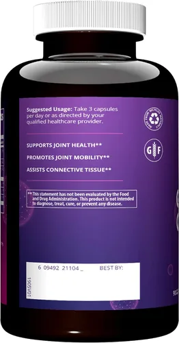 Miniatura 2 de MRM - Glucosamina Condroitina MSM 90 Cápsulas Joint Support Supplement with Glucosamine Sulfate, Chondroitin Sulfate & MSM for Cartilage &