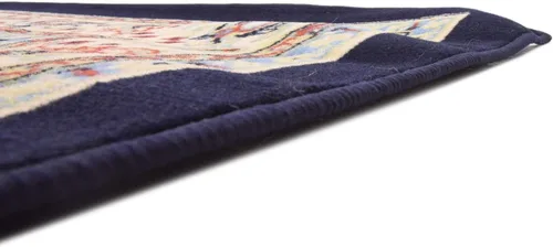 Miniatura 93 de Unique Loom Colección Sialk Hill - Alfombra de área Washington (3 pies 3 pulgadas x 5 pies 3 pulgadas, rectángulo, burdeos/crema)