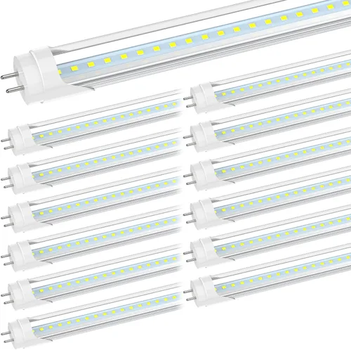 Miniatura 11 de JESLED Tubo de Luz LED T8 de 2 Pies, 10W (Equivalente a 24W), Luz de Día de 5000K, 1120LM, Bombilla LED Tipo A+B de 24 Pulgadas, Plug & Play