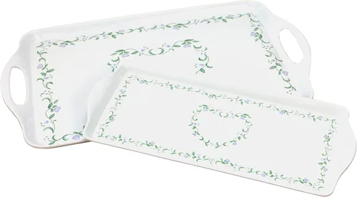 Miniatura 31 de Reston Lloyd Corelle Coordinates charola de melamina con asas, (Tidbit Tray)