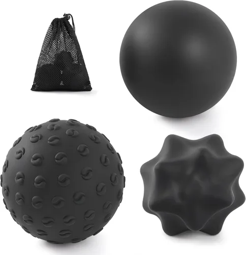 Miniatura 9 de Bolas grandes de lacrosse de masaje de silicona para liberación miofascial, masaje de tejido profundo de yoga, terapia de punto de activación