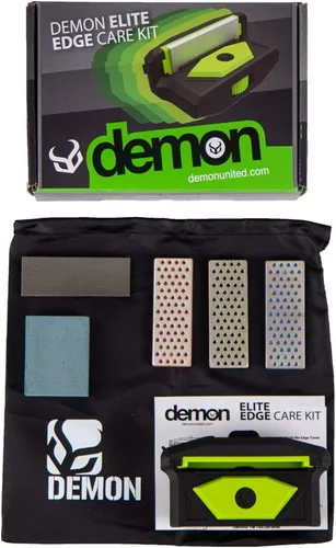 Miniatura 3 de Demon Hyper - Kit de afinación de esquí y snowboard con hierro, bloque de cera de 1 libra y limpiador de base y afinador de borde Elite X para esquí