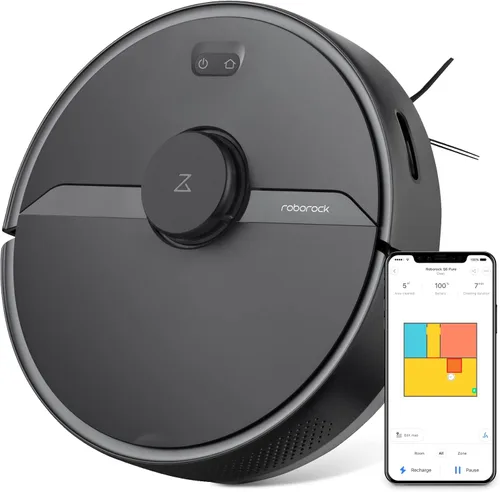 Miniatura 10 de roborock Q7 L5 Robot Aspiradora y Trapeador Combo, Succión de 8,000Pa, Actualizado desde Q5 Pro, Sistema Dual Antienredos, Navegación LiDAR, Zonas