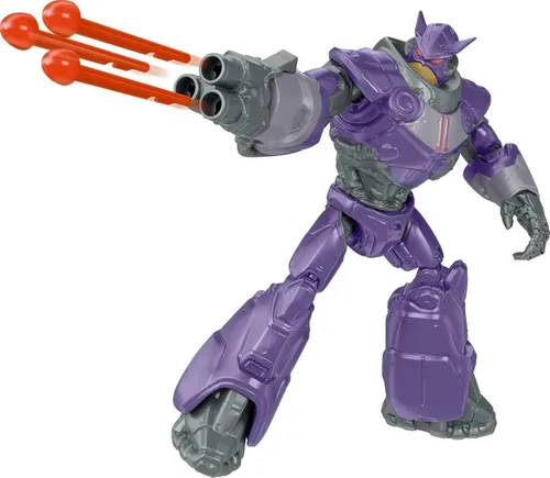 Miniatura 5 de Mattel Figura de acción Lightyear de Disney y Pixar, personaje de Zurg coleccionable con 13 articulaciones móviles y detalles auténticos, 10 pulgadas