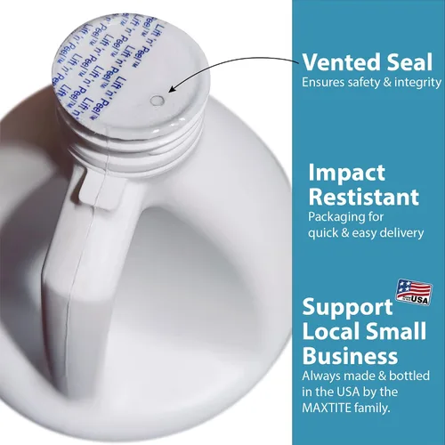 Miniatura 3 de MAXTITE Solución de peróxido de hidrógeno al 12%, 4 galones (¡H2O2 de grado alimenticio y agua!) - Solución de limpieza natural para cocina, baño