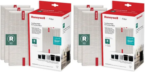 Miniatura 12 de Filtro purificador de aire HEPA Honeywell R, paquete de 3 para series HPA 100/200/300, 3000 y 5000 - Filtro de aire de repuesto para alérgenos