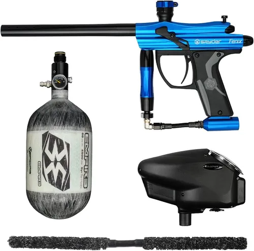 Action Village Kingman Spyder Fenix Kit de pistola de paintball para competición Azul satinado