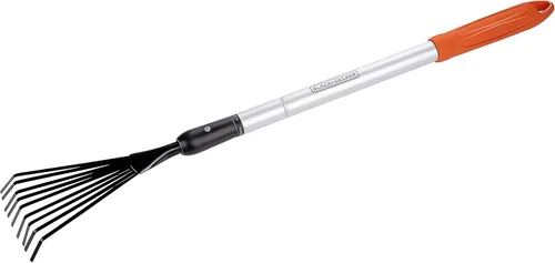 Miniatura 2 de Black+Decker Rastrillo telescópico 30.7-43.7 in mango de aluminio y cabeza de acero al carbono inoxidable