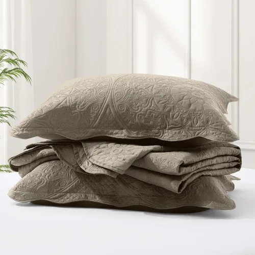 Miniatura 220 de MOONLIGHT20015 Edredón tamaño King (106 x 96 pulgadas) con 2 fundas de almohada (20 x 36 + 2 pulgadas) para todas las estaciones, juego de cama Azul