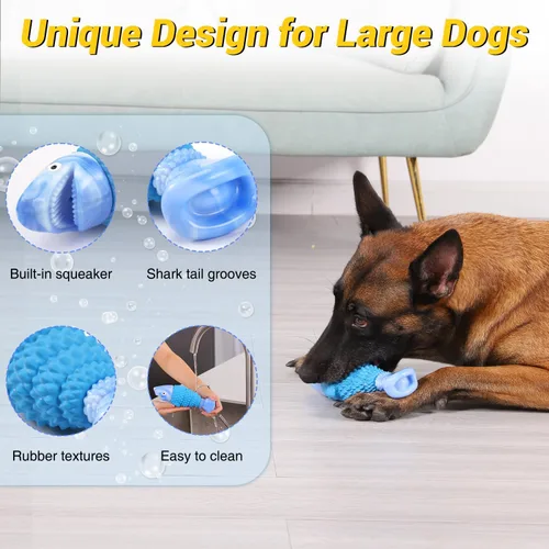 Miniatura 6 de BoYoYo Juguetes resistentes para perros masticadores agresivos de raza grande, juguetes duraderos para masticar para reducir la ansiedad