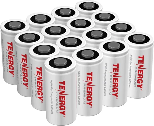 Miniatura 10 de Tenergy Paquete de 12 baterías de litio CR123A de 3 V no recargables, 1600 mAh para cámaras Arlo, baterías de litio fotográficas, cámaras